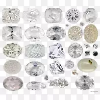 仿宝石和莱茵石，灿烂的珠宝，钻石.宝石
