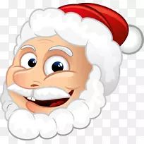 圣诞老人圣诞装饰品节日剪贴画-圣诞老人