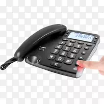 移动电话、无绳电话、家庭电话和商务电话.手绘电话