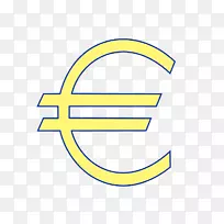 欧式符号欧宝符号剪贴画-欧元