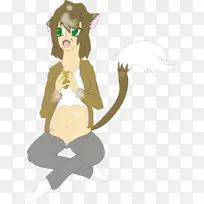 猫丑恶艺术狮子填充物