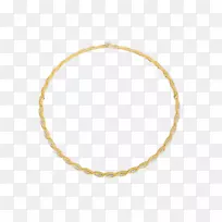 项链手镯珠宝首饰.黄色圆圈