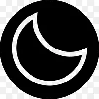 月相新月符号-月亮