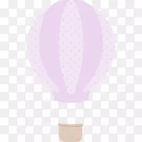热气球粉红m