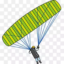 悬挂式滑翔，空中运动，滑翔伞，娱乐剪辑，滑翔