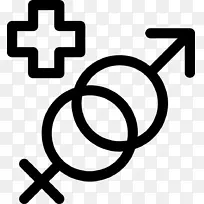 计算机图标性别符号女性符号