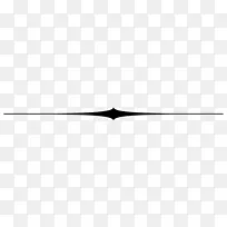 直线叶尖角字形线