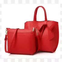 手提包淘宝红新娘红购物袋