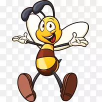 蜜蜂叮咬蜂巢-蜜蜂