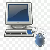 计算机图标工作站台式计算机监视器