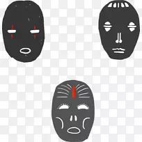 传统非洲面具-面具