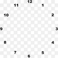 钟面数字钟闹钟剪辑艺术旧钟