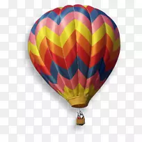 热气球飞行-吹气球