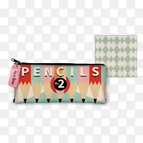 钢笔和铅笔盒帆布橡皮擦-铅笔