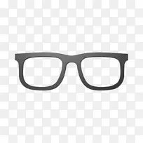 电脑图标眼镜按钮网页浏览器眼镜