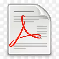 PDF adobe acrobat计算机图标