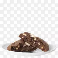 巧克力片饼干岩石路巧克力布朗尼白巧克力早餐谷类食品-枣胡桃花生