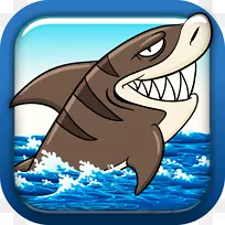 鲨鱼技术海洋生物剪贴画-鲨鱼