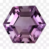 紫水晶紫宝石石英钻石-紫色