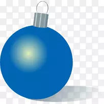 圣诞树剪贴画-简单的蓝色