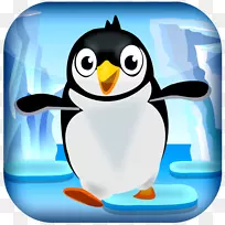 企鹅游戏南极洲xap跑开尔文亲冰融化企鹅