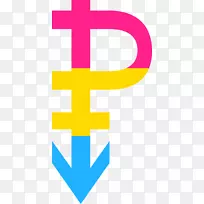 两性自尊心标志彩虹旗帜双性恋标志