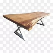 咖啡桌长方形木制桌面