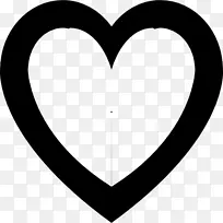 心脏符号计算机图标形状-心脏