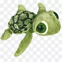 海龟填充动物&可爱的玩具爬行动物-海龟