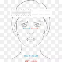 眉毛、脸颊、额头、耳-美-瞳孔发狂