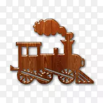铁路运输列车蒸汽机车轨道列车