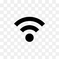 无线通信中的Wi-fi计算机图标信号强度