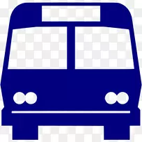 校车电脑图标公共交通短片艺术巴士
