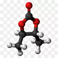 球棒型碳酸丙烯酯2-丁醇分子-其它分子