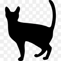 黑猫狗图标设计-猫
