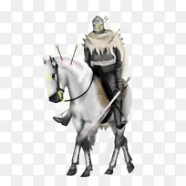 马骑士雕像-骑士马