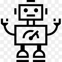 机器人电脑图标封装后记剪辑艺术机器人