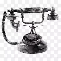 电话呼叫旋转拨号家庭和商务电话亭-iphone
