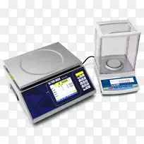 测量刻度计算机键盘负载传感器接口rs-232-打印机