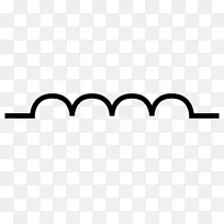 电子符号电感电磁线圈电感符号