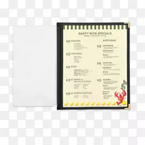 咖啡厅菜单，酒单，餐厅-菜单