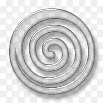 螺旋形符号圆