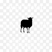 害群之马山羊标志羊毛-绵羊载体