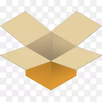 纸板箱纸箱多式联运集装箱矩形.三维矩形纸箱盒