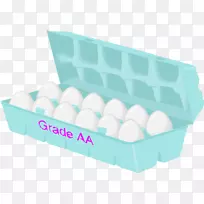 鸡蛋纸箱打剪贴画-鸡蛋