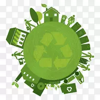 可持续性、绿色增长、可持续生活循环、环保