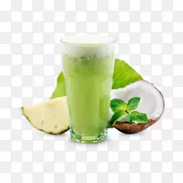 果汁椰子水冰沙运动和能量饮料解毒-果汁