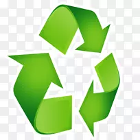 废物回收垃圾桶废纸回收.符号