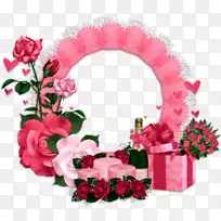 花园玫瑰生日花束设计-生日