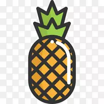 菠萝有机食品电脑图标-菠萝